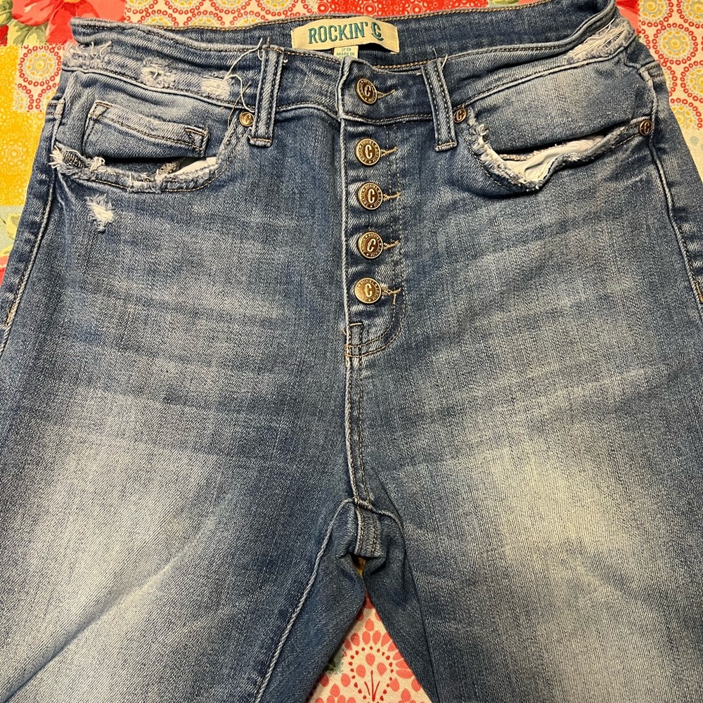 Woman’s flare jeans